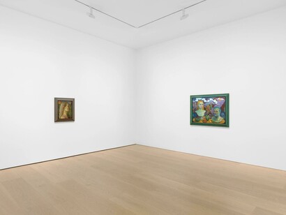 Steven Shearer, My moody muse, exhibition view. Courtesy of David Zwirner Gallery