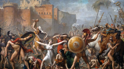 «El rapto de las sabinas» (1799), Jacques-Louis David