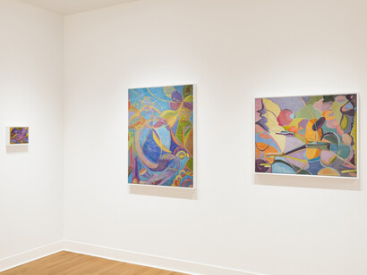 Åsa Schick, Echoes of elsewhere, exhibition view. Courtesy of Paul Thiebaud Gallery