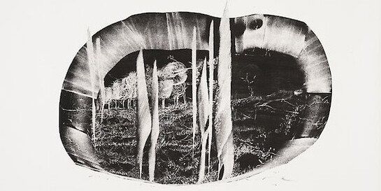 Gerhard Altenbourg, Night and Presence, 1984, 39,5 x 53,3 cm, © VG Bild-Kunst Bonn, 2017