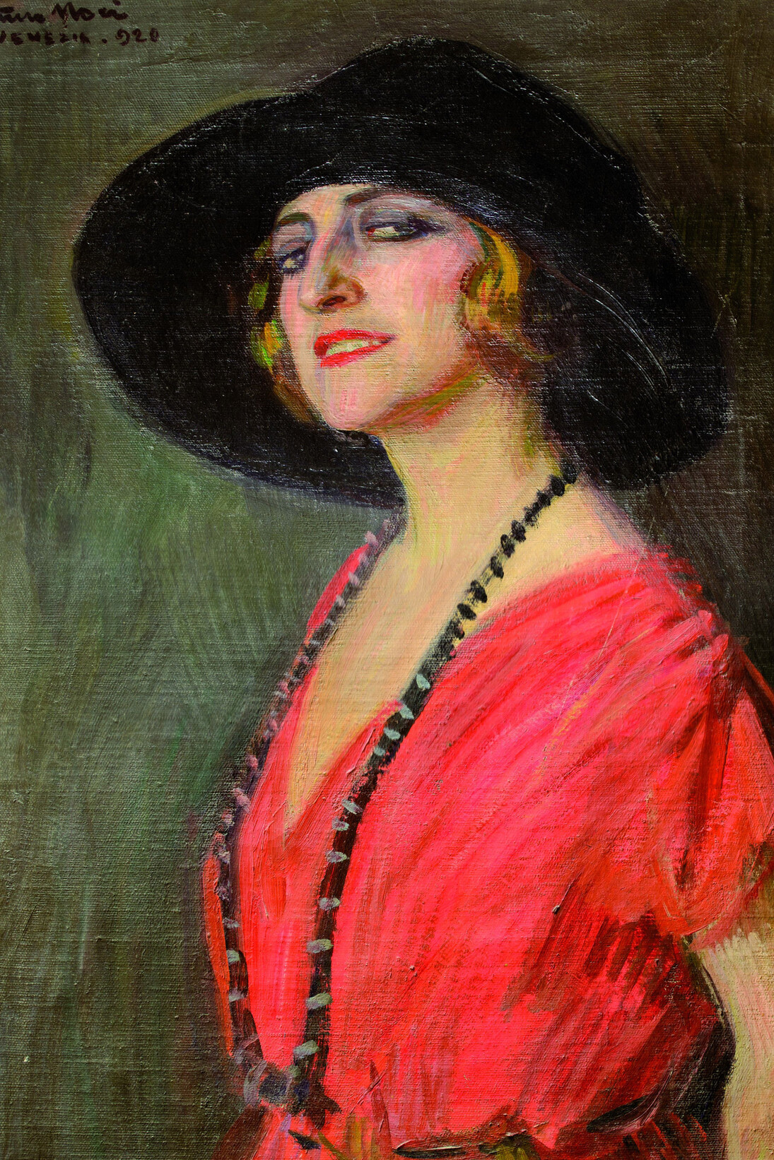 Arturo Noci, Ritratto di Pina Menichelli, 1920
Olio su tela, 48 x 75 cm, Collezione privata
