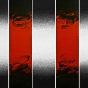 Golnaz Fathi, Untitled, 2011 Acrylic, pen and varnish on canvas 70.9 x 88.5"