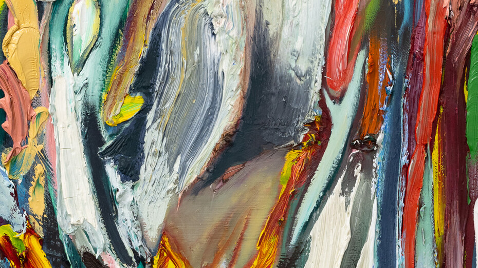 Jonathan Syme, Receding, amorphus grasp (detail), 2023. Courtesy of Royale Projects