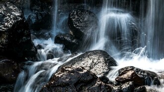 Water on the rocks, ph. Michael Stillwater