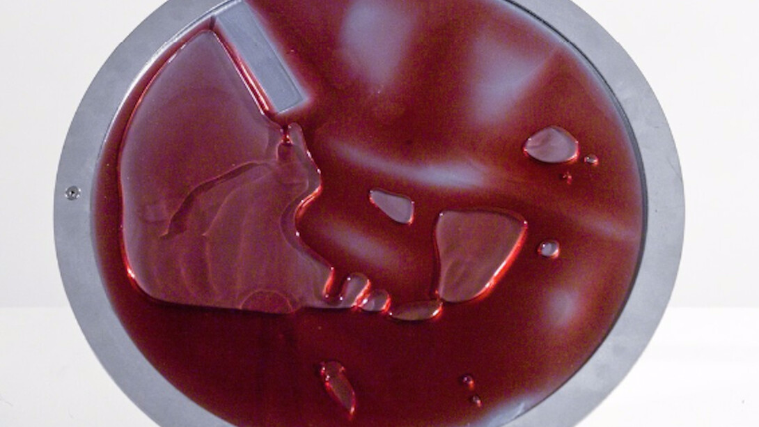 Giovanni Anceschi, Rotondoliquido, 2015. Courtesy of Galleria Tega