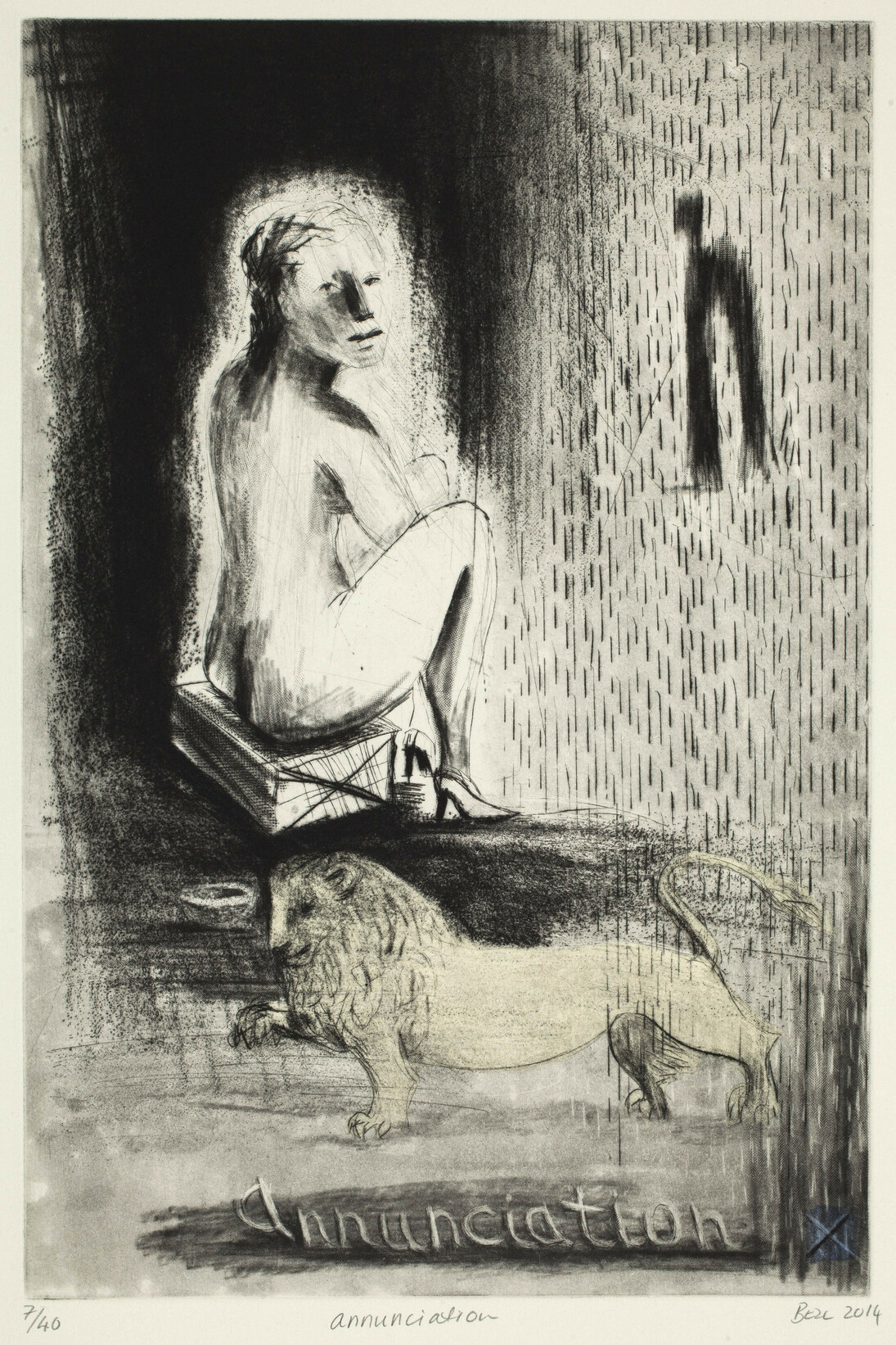 Deborah Bell, “Annunciation I”