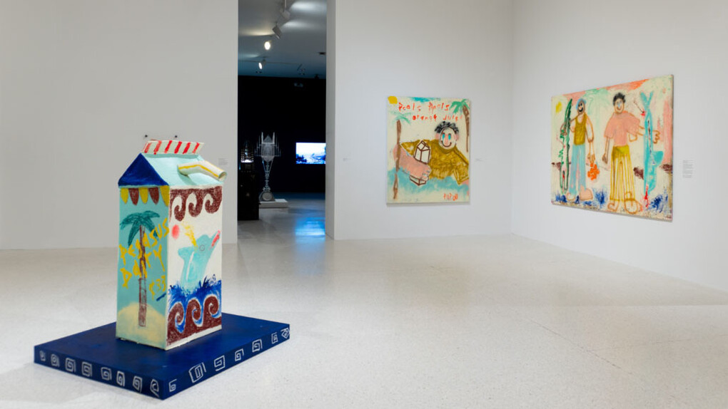 Various artists, Close to home, exhibition view. Courtesy of NSU Museum of Art