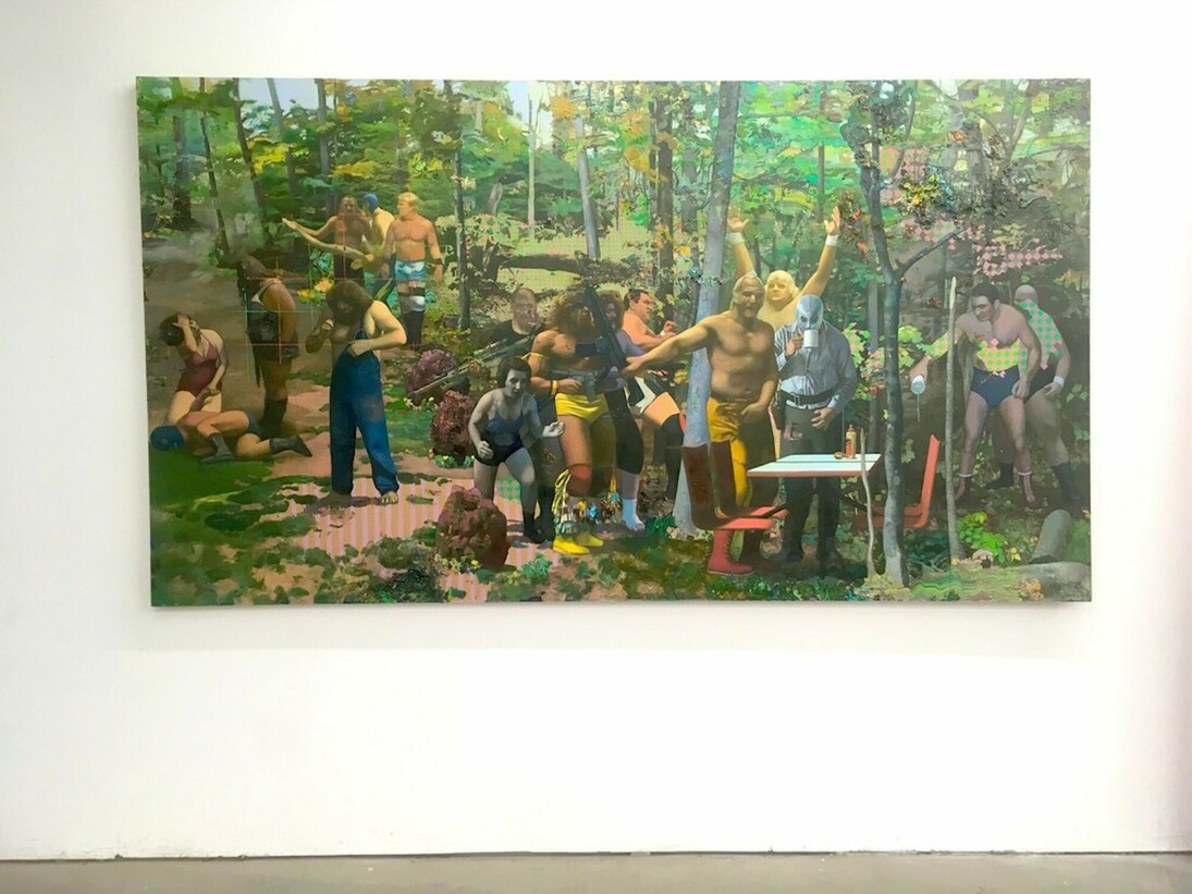 Robert McCann. Bell, Eagle & Anchor, Exhibition view. Courtesy of Amos Eno Gallery
