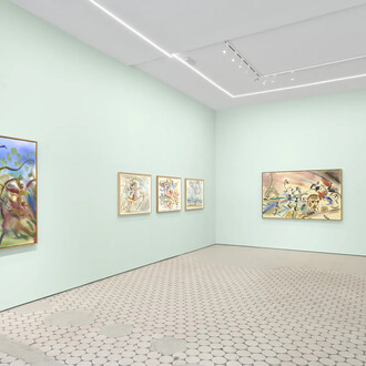 Sophie von Hellermann, Letters to a young painter, exhibition view. Courtesy of Wentrup Gallery