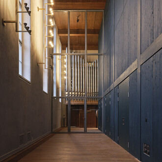 Gemeindehaus Oekolampad, Basel, BS, 2020 – 2024. Avec l’aimable autorisation du S AM Musée suisse d’architecture