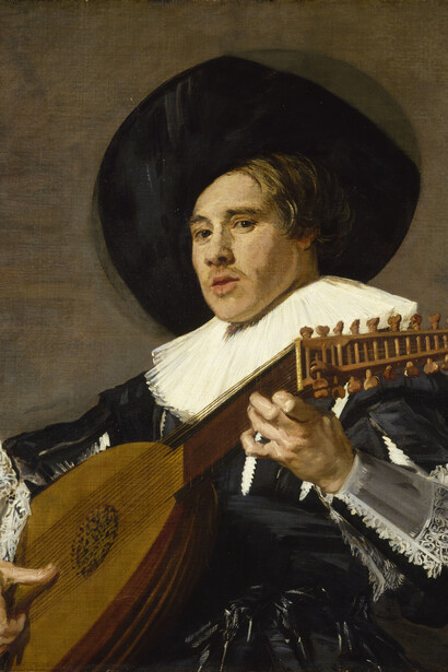 Circle of Frans Hals, c.1581-1666, The Lute Player, c.1630, Photo © National Gallery of Ireland