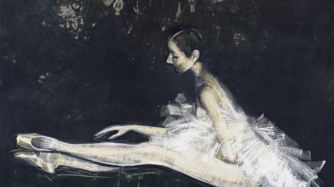 Lavrenty Bruni, Pivoine,  2014, oil on canvas,  140 x 180 cm