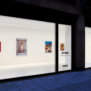 Roe Ethridge,Happy birthday Louise Parker II, exhibition view. Courtesy of Gagosian Gallery