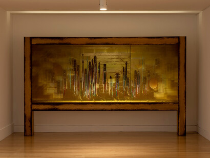Mary Ann Peters, the edge becomes the center, exhibition view. Courtesy Frye Art Museum