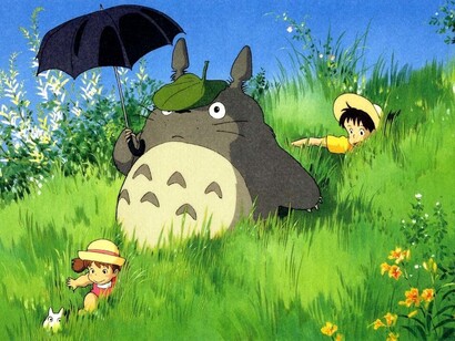 "Il mio vicino Totoro", film d'animazione del 1988 scritto e diretto da Hayao Miyazaki; prodotto dallo Studio Ghibli e distribuito dalla Toho 