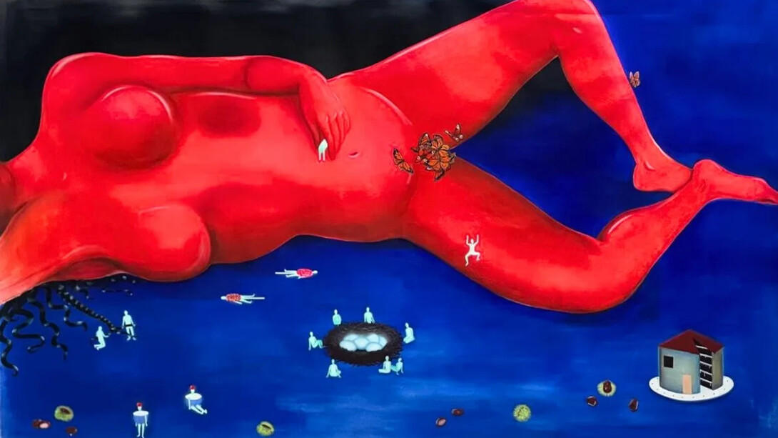 Cecile Cornet, Eggs, 2024. Courtesy of Danysz Gallery