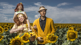 Suzanne Heintz. Sunflowers, 2015. Photograph, Framed, Edition of 5. 41 × 61 in, 104.1 × 154.9 cm