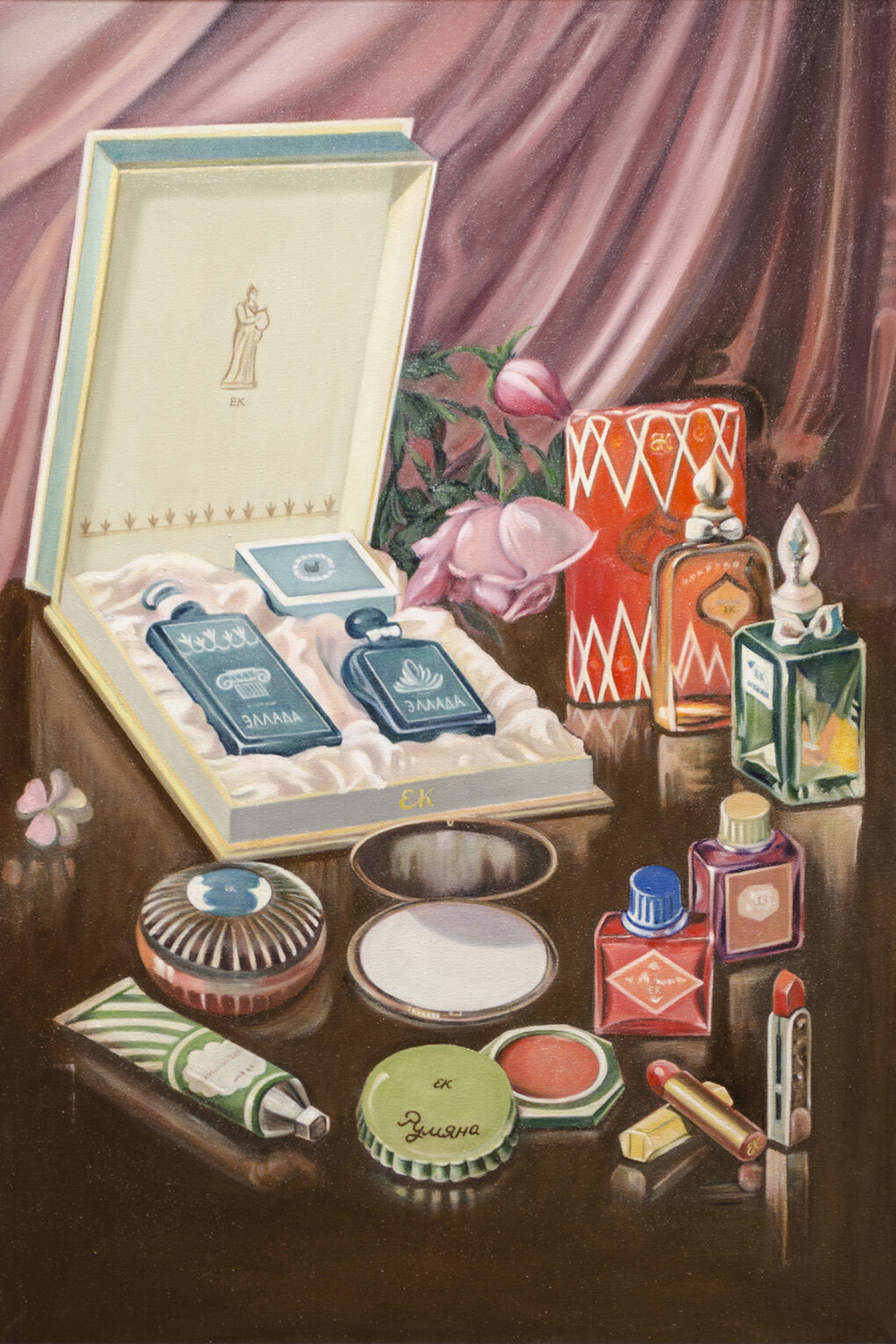 Elena Khudiakova, Perfume, Oil on canvas, 75 x 51 cm, 2012 - 2014