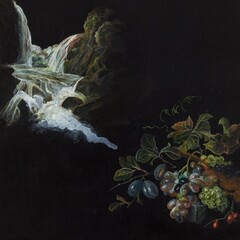 Emma Bennett, Spilt (detail), 2015, oil on oak, 25 x 20 cm 