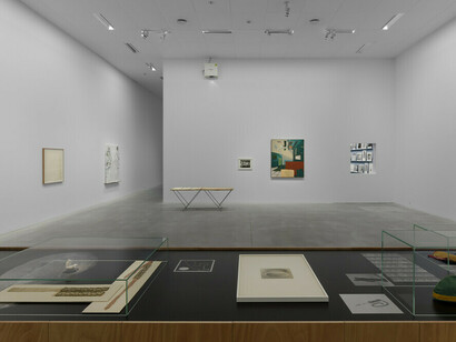 Peter Morrens, Oeeeeeeuuuuvvre, exhibition view. Courtesy of M Leuven