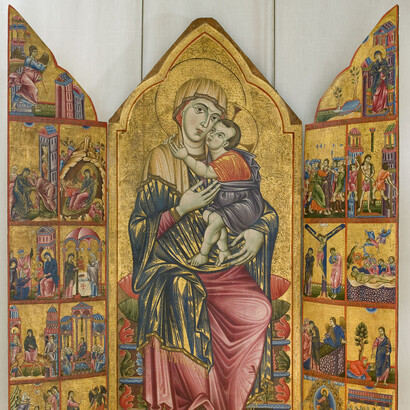 Trittico Marzolini. seconda meta XIII primi XIV, tempera su tavola