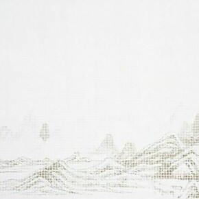 Jun Jun Hu, Mountain – Grain Budding, 2012, Oil on linen, 60 x 79 inches; 153 x 200 cm