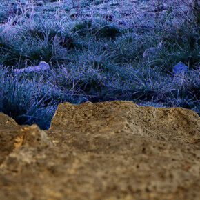 Installation view of Jim Woodall, 'Landscapes of Uncertainty' at Marsden Woo Project Space (2014) photo © Marsden Woo Gallery, London
