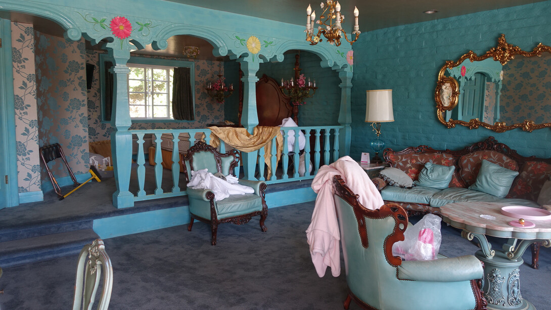 Madonna Inn's exuberant decor is one of it's main attractions