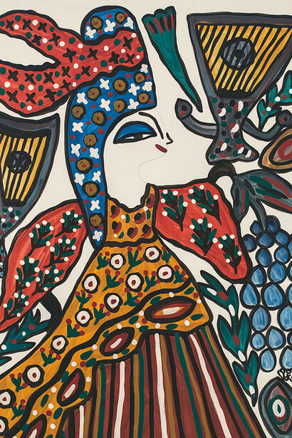 Baya Mahieddine (1931-1998). Picasso était en admiration devant les oeuvres de Baya d’où jaillissent une force émotionnelle éclatante

