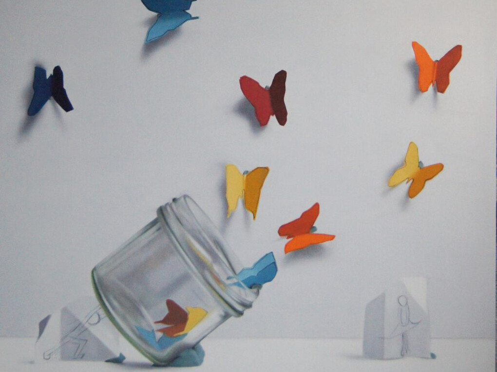 Donald Macdonald, The Butterfly Giver #6 (detail)