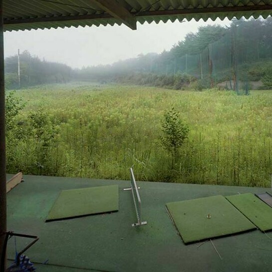 Garbasz, Golf driving range, Mukaihata, Okuma-machi, Futaba, Fukushima Nuclear Exclusion Zone, 2014