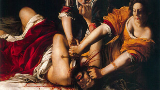 Artemisia Gentileschi - Giuditta decapita Oloferne - olio su tela, 1620, Uffizi Firenze