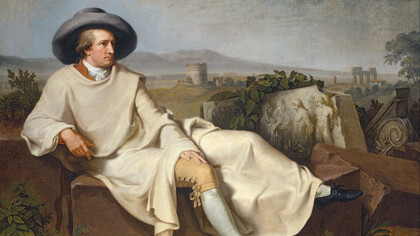 Johann Heinrich Wilhelm Tischbein, Goethe in the Roman Campagna