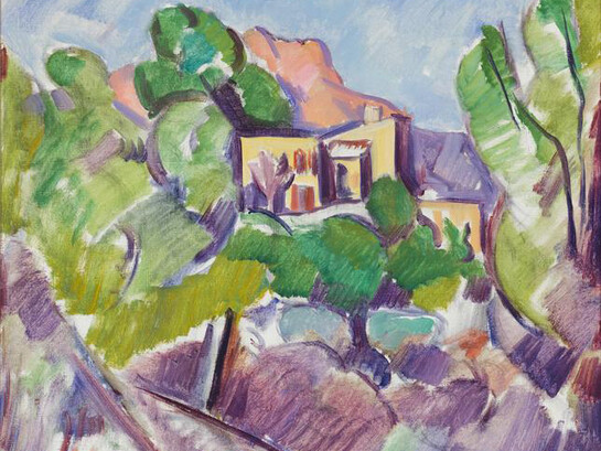 Marsden Hartley (1877-1943), Landscape #29, Vence, 1925, Oil on canvas, 20 x 24 inches
