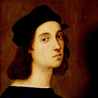 «Autorretrato» (detalle), Rafael, 1506