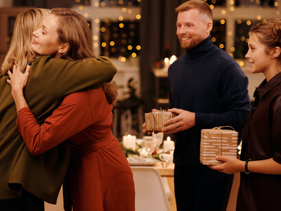 Um abraço em noite de Natal