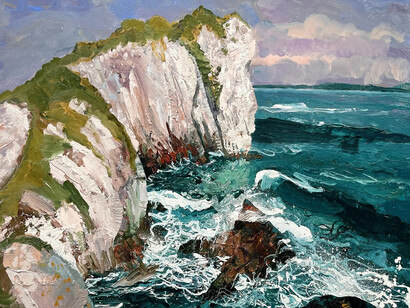Neal Greig, Kinbane (detail). Courtesy of Gormleys Fine Art