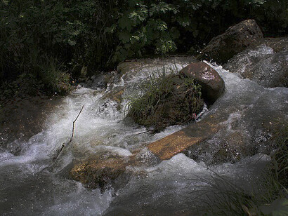 Waterflow at Zaamin National Park, the city of Zaamin, Jizzakh region, Uzbekistan