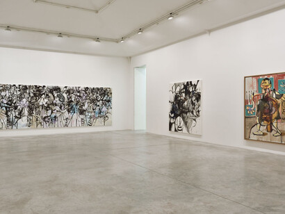 George Condo, Exhibition view. Courtesy of Galerie Almine Rech