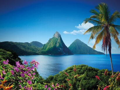 Two Pitons mountains
