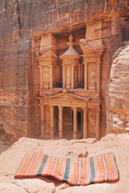Vista das Ruínas de Petra, Jordânia
