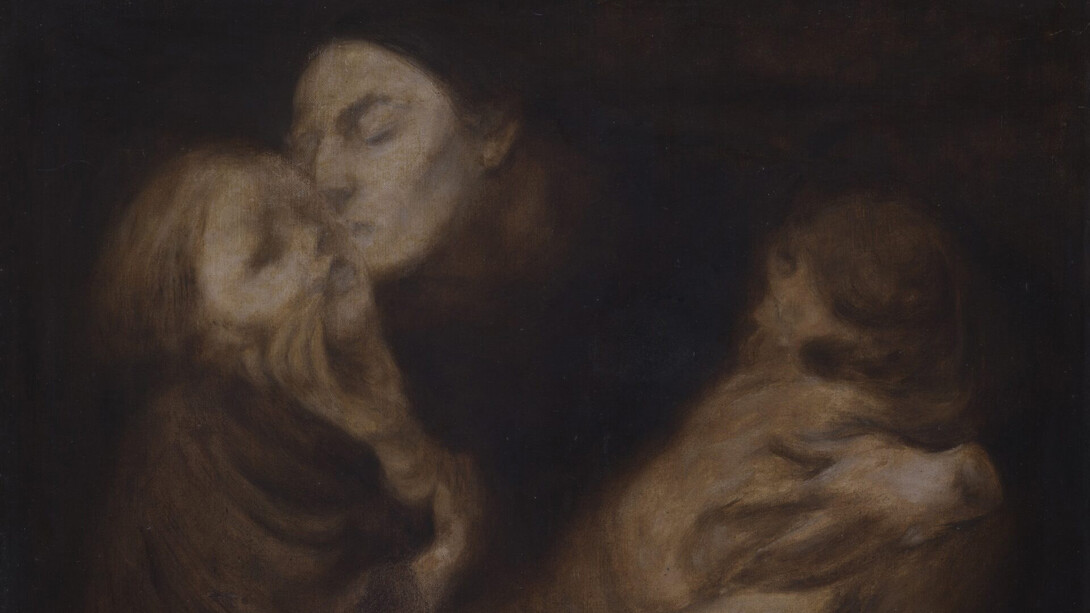 Eugène Carrière, Motherhood (detail), ca. 1891. Courtesy of National Gallery