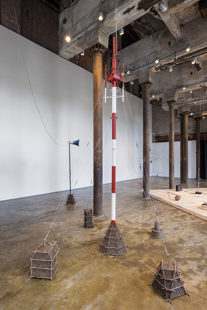 Armando Guadalupe Cortés, Dead parrot radio, exhibition view. Courtesy of Smack Mellon. Photos by Etienne Frossard