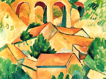 Georges Braque. "Le Viaduc à l'Estaque"