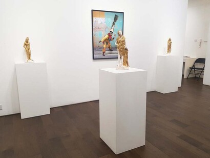 Claire Partington and Charles Freger. Courtesy of James Freeman Gallery