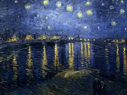 Vincent Van Gogh. “Starry Night Over the Rhone”