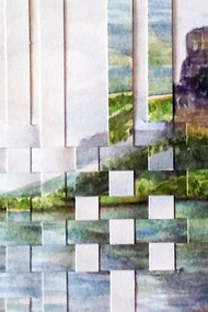 Mirage of the Lost World, 2019. Watercolor on paper. Trina González de Cosse