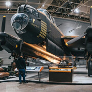 The Second World War, exhibition view. Courtesy of Ingenium. The Canada Aviation and Space Museum