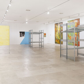 Olvidar borrar, borrar despacio, vista de exhibición. Cortesía del Museo Patio Herreriano