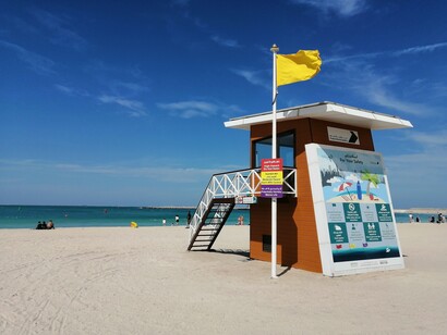 Spiaggia a Dubai, Emirati Arabi Uniti